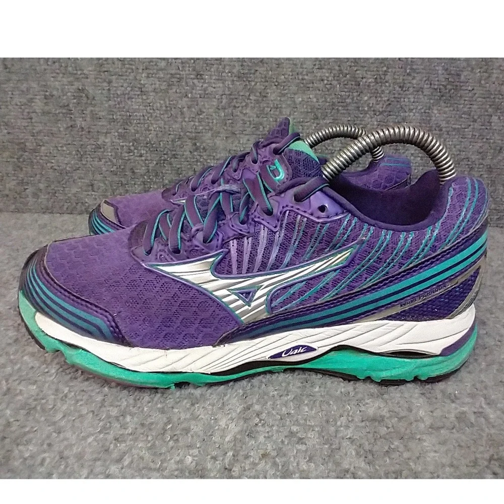 Mizuno Wave Paradox 2 Womens Running Shoes‎ Purple Teal J1GD154004 Size 8.5